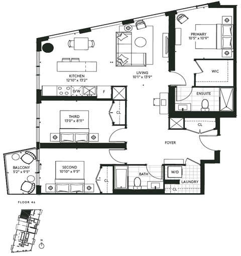 450 Front Street West Studio-3 Beds Apartment for Rent - Photo Gallery 51